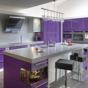 Purple and Black Kitchen Decor Fresh Contemporary Modern Kitchen Purple Color Design Ideas