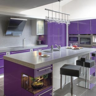 Purple and Black Kitchen Decor Fresh Contemporary Modern Kitchen Purple Color Design Ideas