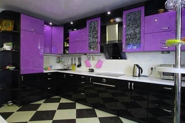 Purple and Black Kitchen Decor Unique Purple and Black Kitchen for the Home In 2019