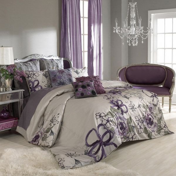 Purple and Grey Bedroom Decor Unique Purple and Grey Bedroom by Keeping the Walls A Neutral Grey You Can Add Colour and Pattern In