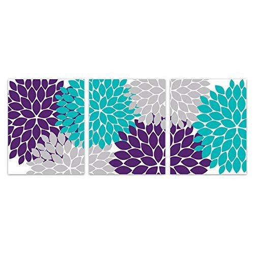 Purple and Teal Wall Decor Best Of Teal and Purple Decor Amazon