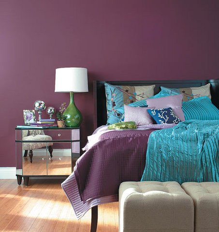 Purple Wall Decor for Bedrooms New Bedroom Décor In Purple