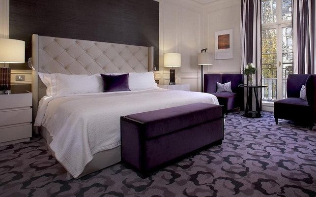 Purple Wall Decor for Bedrooms New Purple Bedroom Decor Ideas with Grey Wall and White Accent Home Interior and Decoration