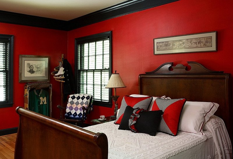 Red and Black Bedroom Decor Beautiful Red Black and White Interiors Living Rooms Kitchens Bedrooms