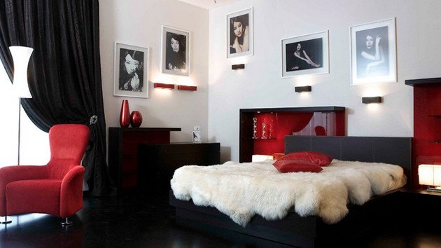 Red and Black Bedroom Decor New 15 Pleasant Black White and Red Bedroom Ideas