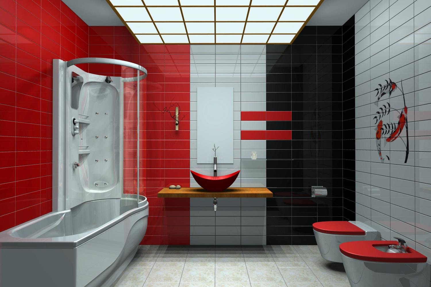 Red and Black Home Decor Beautiful 10 Best Bathroom Color Schemes