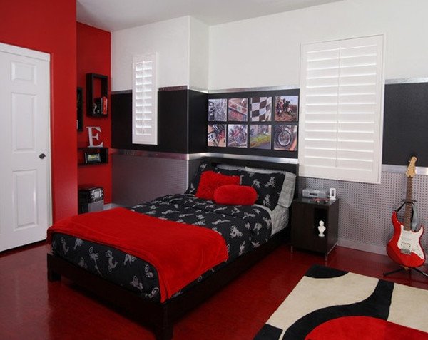 24 Lovely Red and Black Home Decor | Findzhome