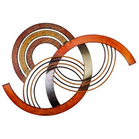 Red and Brown Wall Decor Elegant Metal Wall Decor with Brown Red and orange Colors Walmart