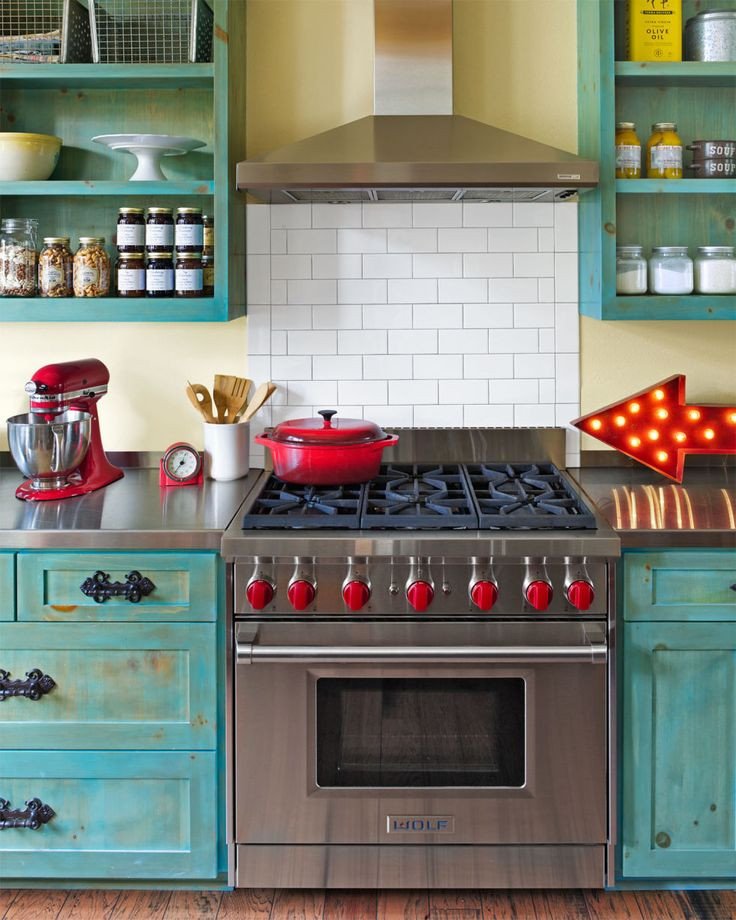 Red and Teal Kitchen Decor Fresh Red and Blue Interiors by Color 48 Interior Decorating Ideas