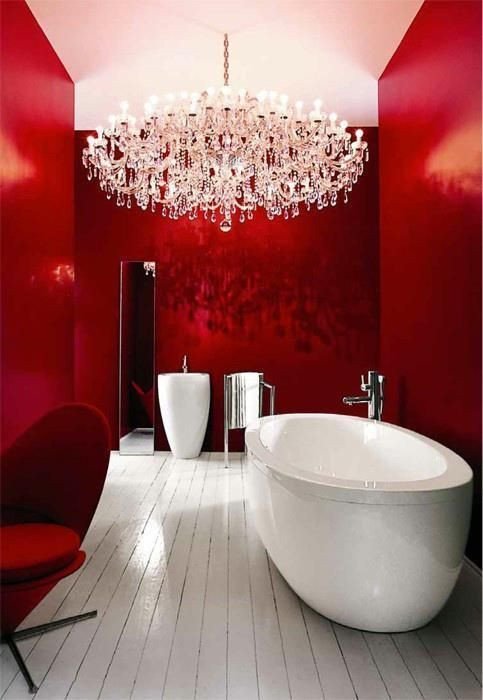Red and White Bathroom Decor Beautiful Blood Red Bathroom the Color Of Desire the Color Of Despair Pinterest