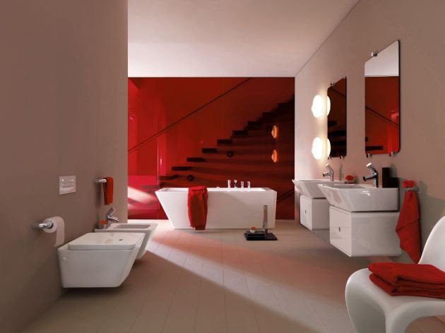 Red and White Bathroom Decor Fresh 39 Cool and Bold Red Bathroom Design Ideas