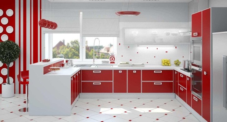 Red and White Kitchen Decor Best Of 18 Red and White Kitchen Designs Ideas