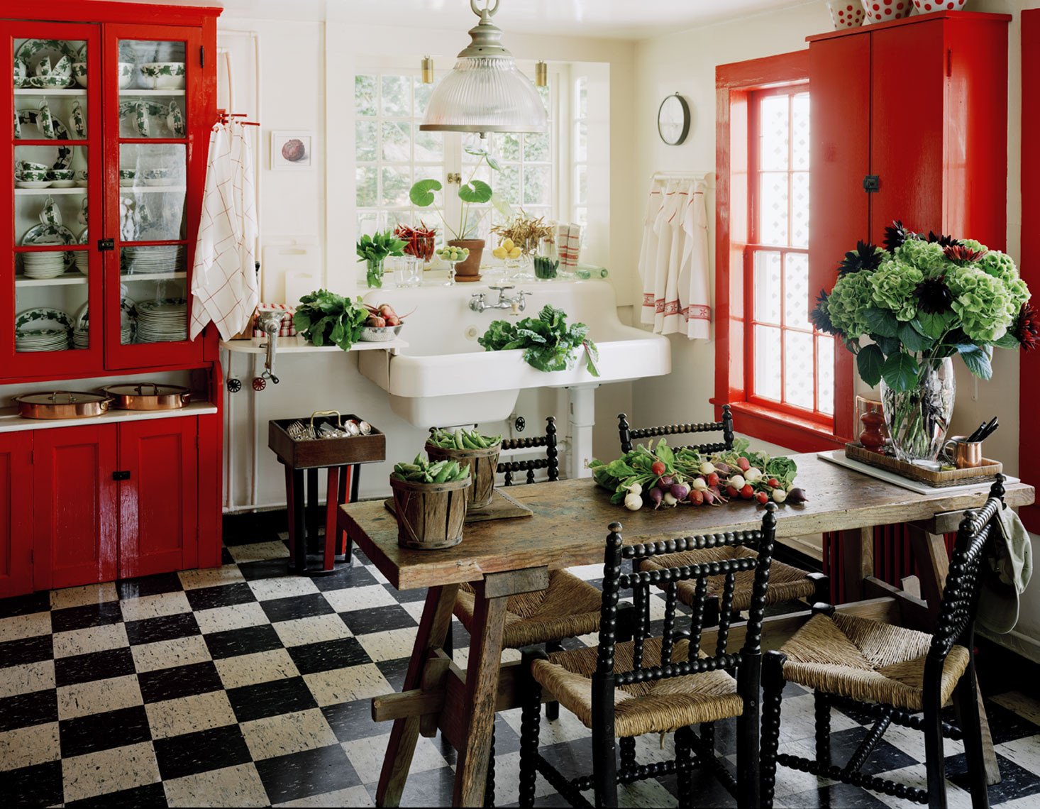 Red and White Kitchen Decor Lovely Red Country Kitchen – Best Design for Big Small Kitchen