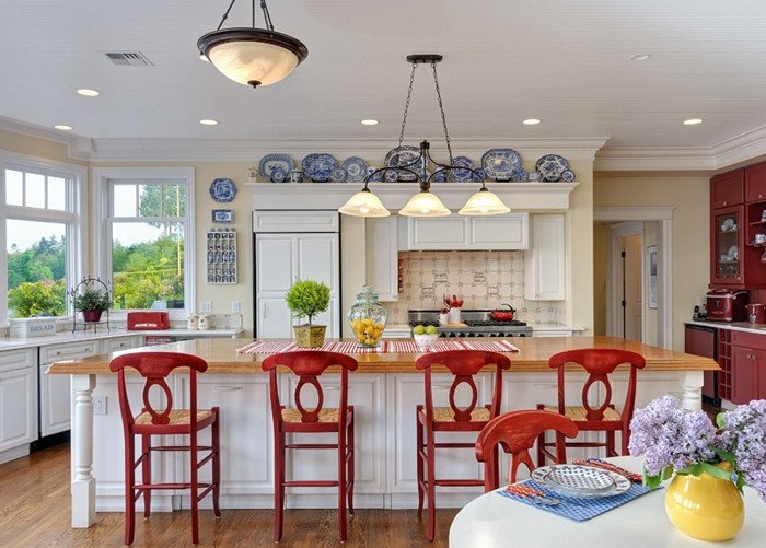 Red and White Kitchen Decor Luxury Decorating with Red White and Blue town &amp; Country Living