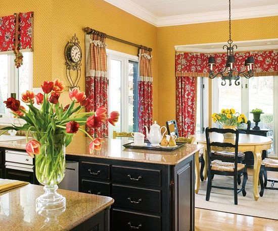 Red and Yellow Kitchen Decor Beautiful No Fail Kitchen Color Binations