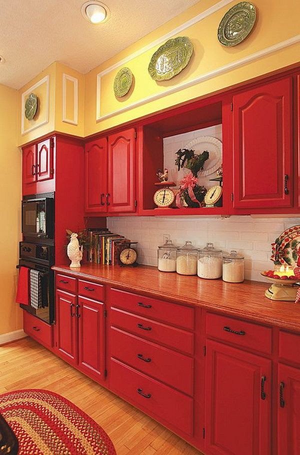 Red and Yellow Kitchen Decor Luxury 80 Cool Kitchen Cabinet Paint Color Ideas Kitchen Paint