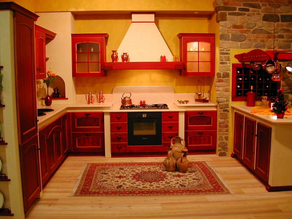 Red and Yellow Kitchen Decor Unique Of Red Kitchen Cabinets Interior Design Inspirations