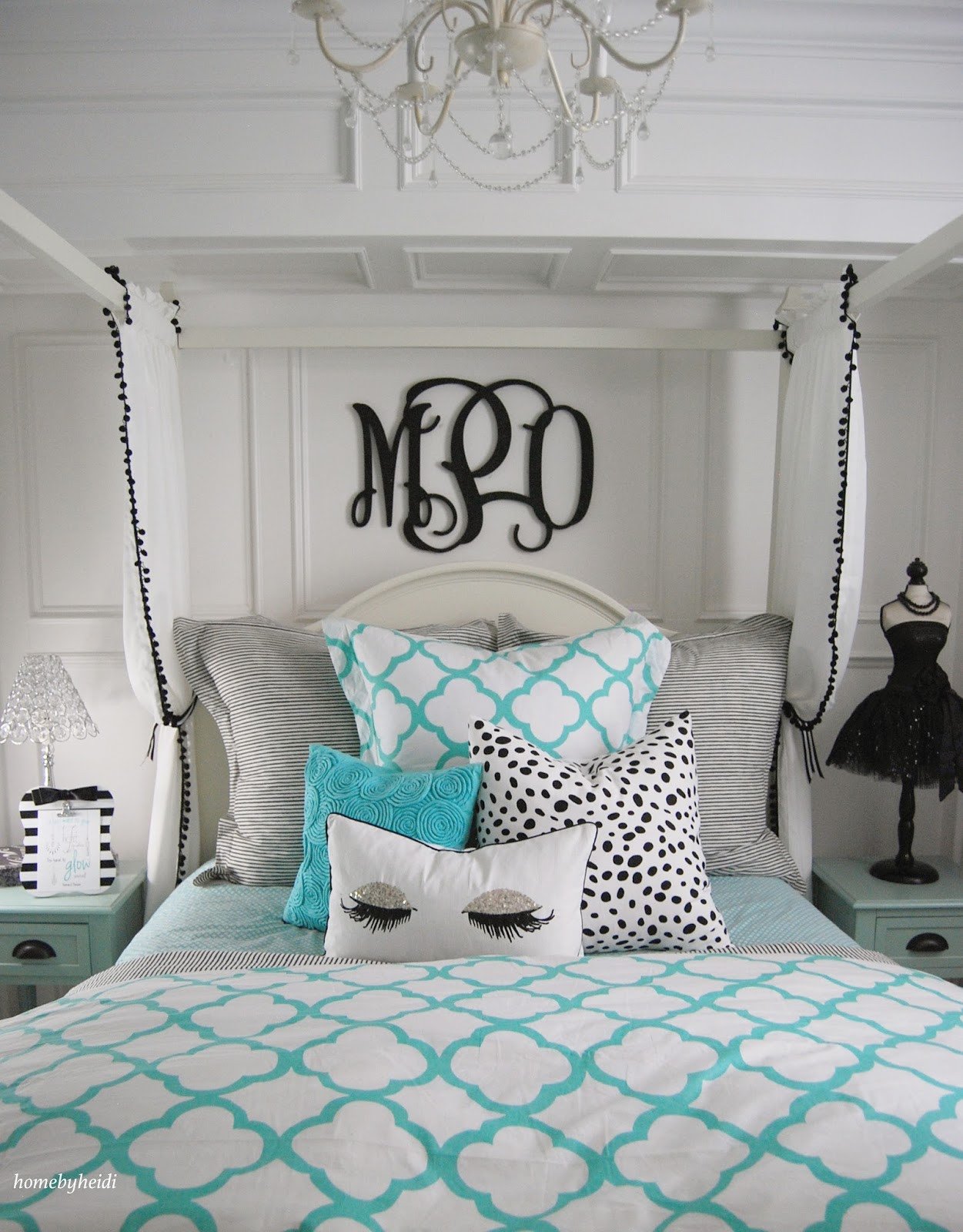 Room Decor for Teen Girls Beautiful Home by Heidi Tiffany Inspired Bedroom