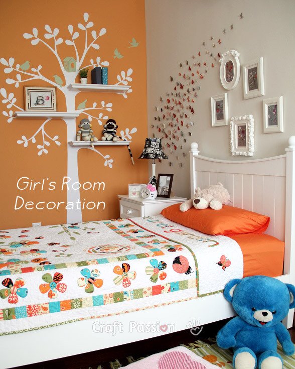 Room Decor Ideas for Girls Lovely Girl S Bedroom Decoration Ideas Home Decor