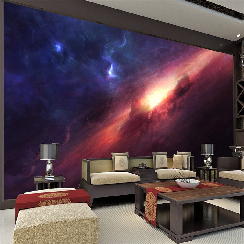 Rooms to Go Wall Decor New 3d Charming Galaxy Wallpaper Room Decor Fantasy Wallpaper Wall Mural Poster Wall Art