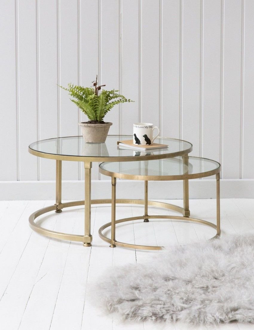 Round Coffee Table Decor Ideas Best Of Coco Nesting Round Glass Coffee Tables Home Inspiration