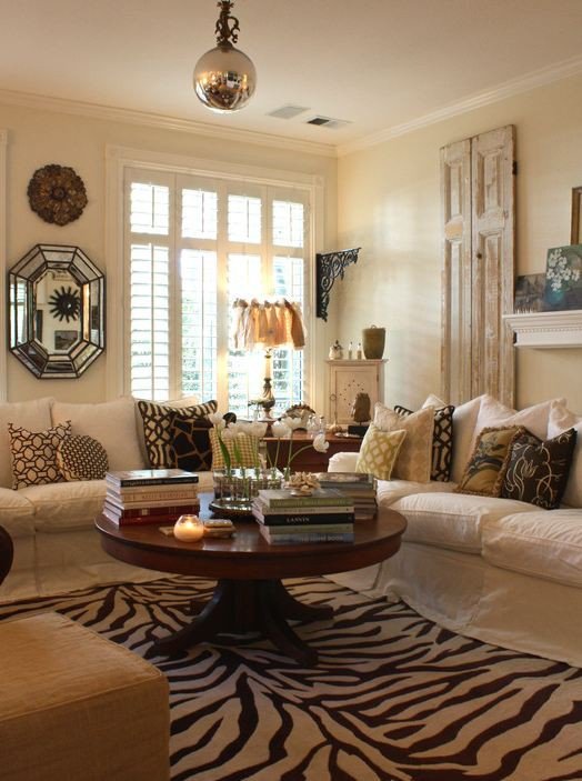 Decorating a Round Coffee Table Kelly Bernier Designs