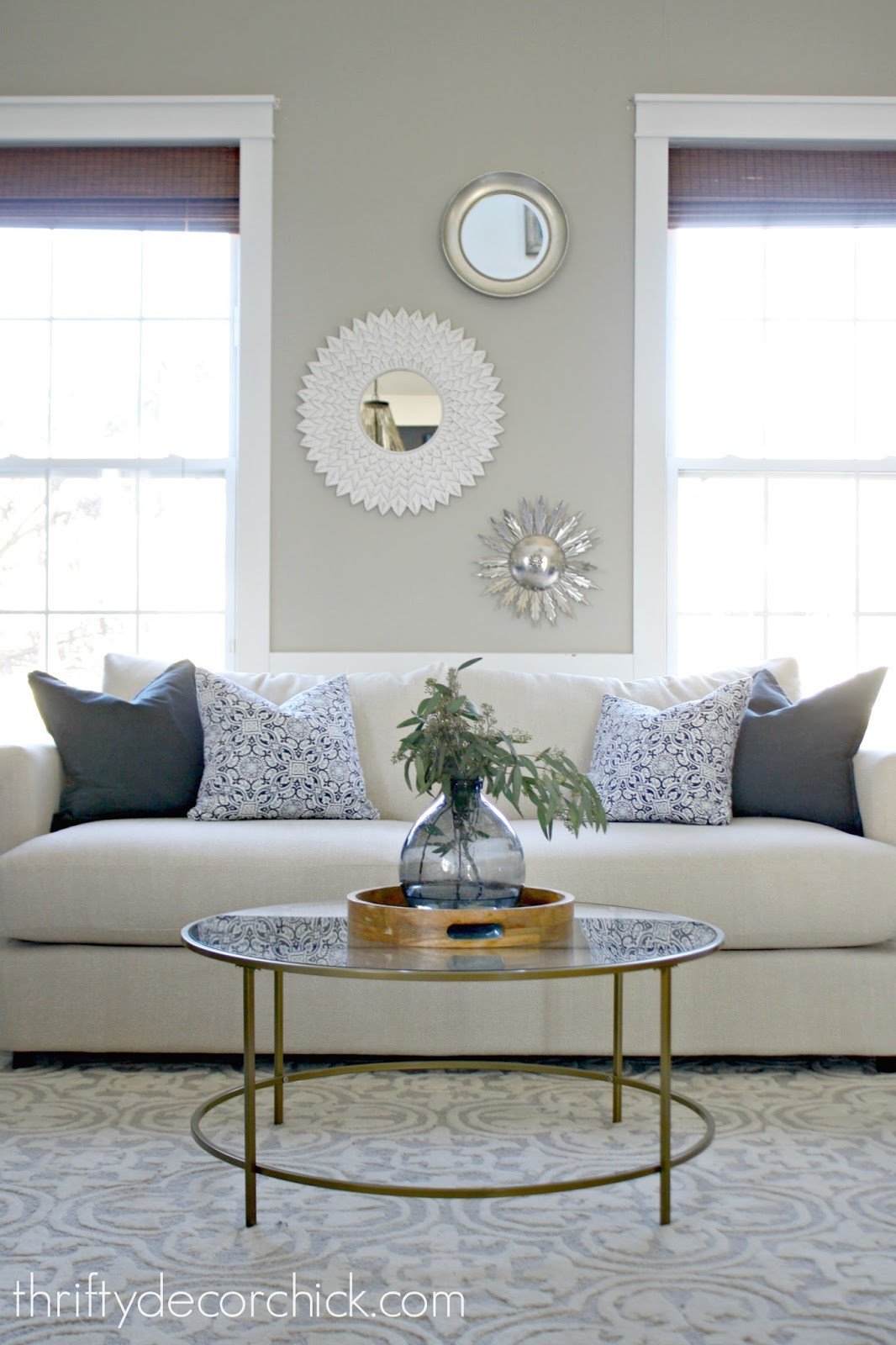 Round Coffee Table Decor Ideas Best Of when In Doubt Add some Circles From Thrifty Decor Chick