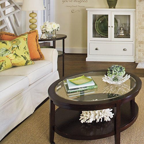 Round Coffee Table Decor Ideas Elegant Design Ideas for Living Rooms and Dining Rooms southern Living