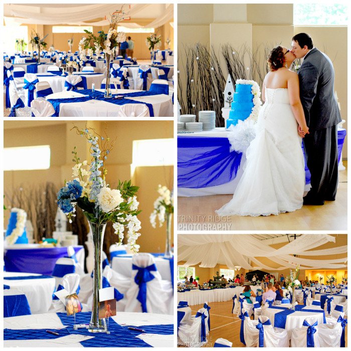 Royal Blue Decor for Weddings Beautiful Royal Blue and Ivory Wedding Decorations