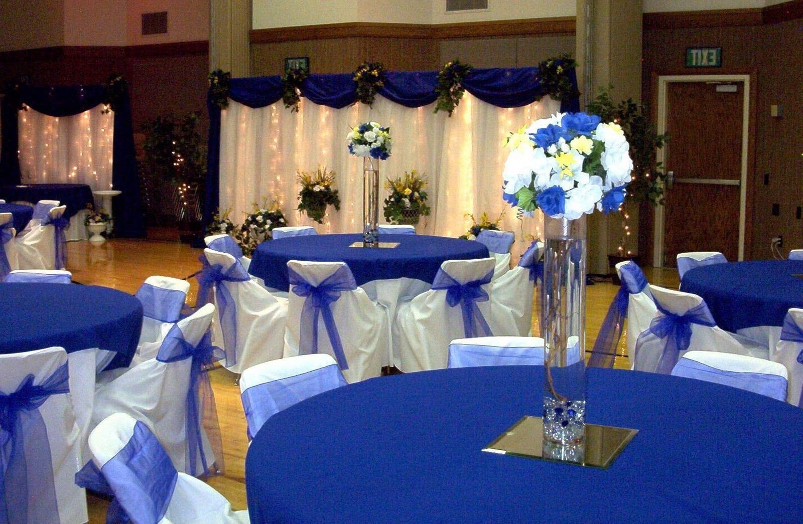 Royal Blue Decor for Weddings Fresh Wedding Decor Blue