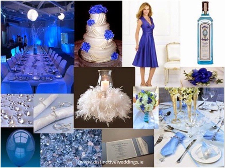 Royal Blue Decor for Weddings Lovely Royal Blue Silver White Wedding Decorations