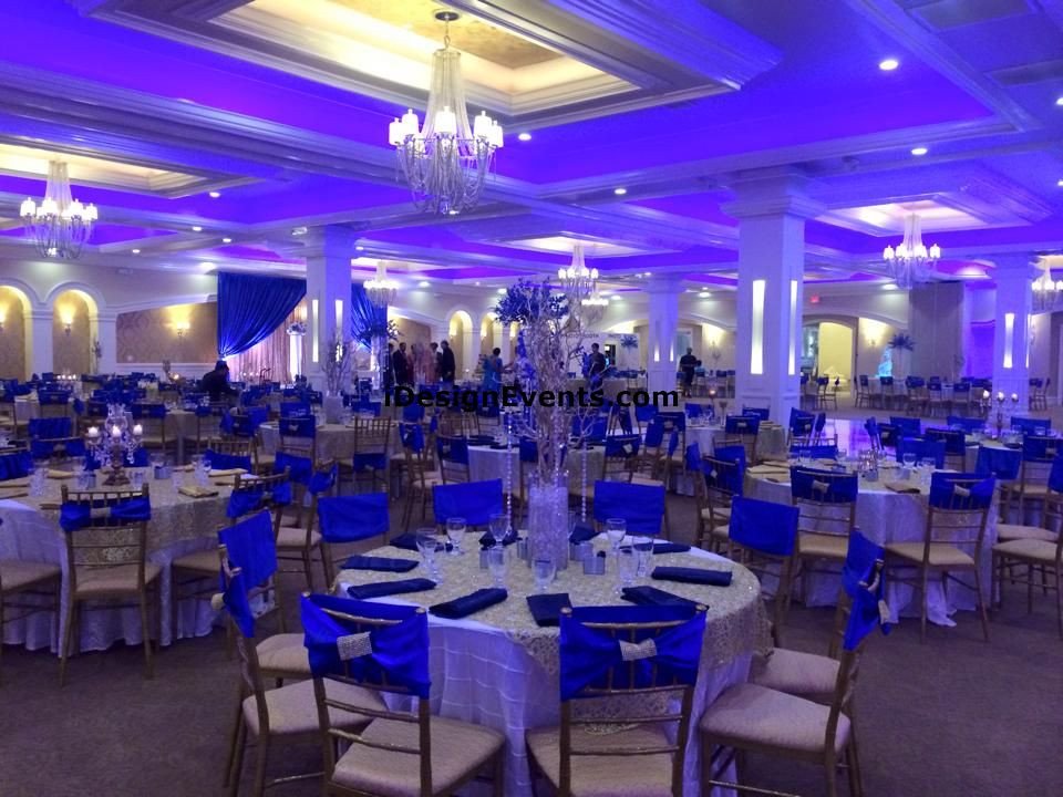 Royal Blue Wedding Decor Ideas Elegant Royal Blue &amp; Gold Wedding Decor Ideas