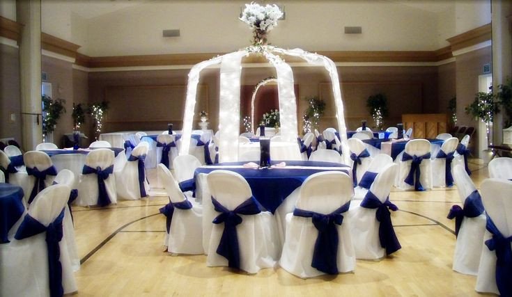 Royal Blue Wedding Decor Ideas Unique Black White Silver Royal Blue Wedding