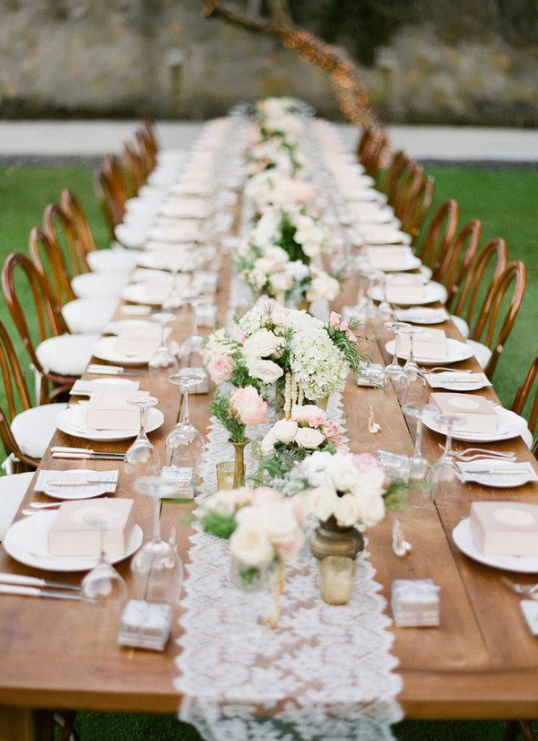 Rustic Table Decor for Wedding Lovely Long Table Wedding Decorations Archives Weddings Romantique