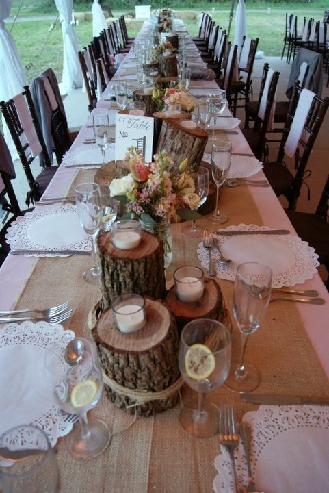 Rustic Table Decor for Wedding Lovely Rustic Wedding Décor Ideas