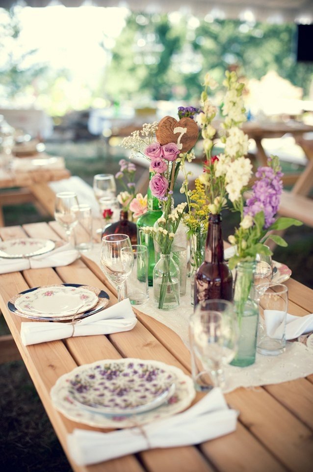 Rustic Table Decor for Weddings Lovely Rustic Wedding Table Decoration Ideas