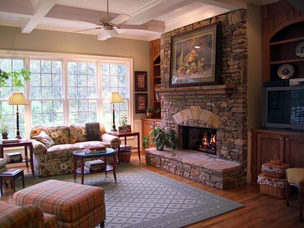 Rustic Traditional Living Room Lovely Traditional Living Space S