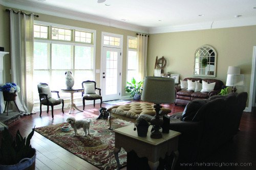 Rustic Traditional Living Room Unique Traditional Rustic Living Room tour the Hamby Home