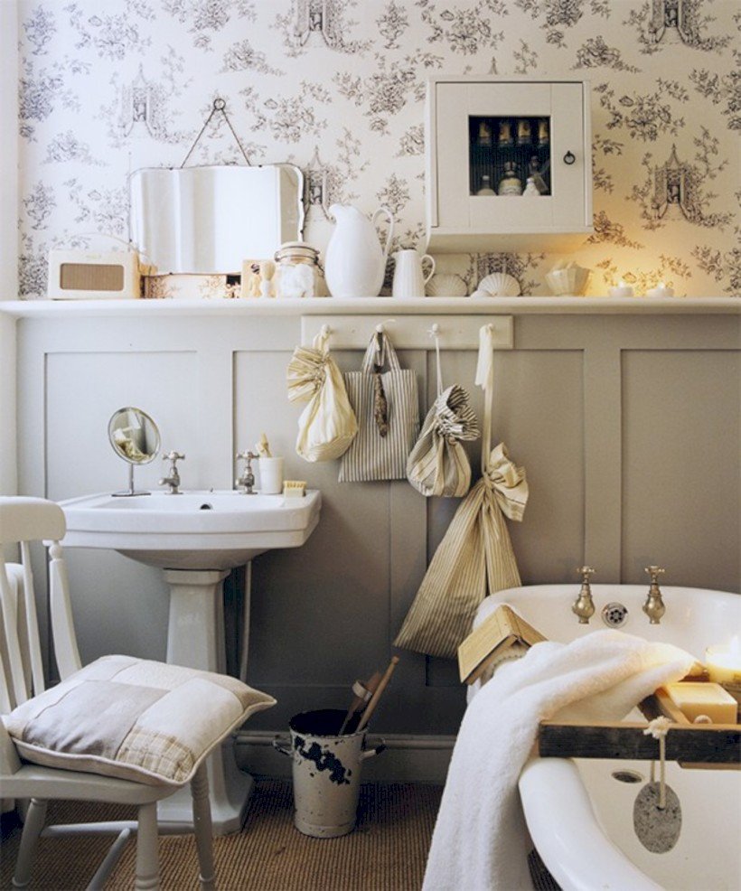 Small Bathroom Decor Ideas Pictures Unique 54 Small Country Bathroom Designs Ideas Roundecor