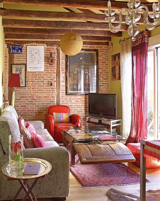 Small Bohemian Living Room Ideas Lovely Small Bohemian Feminine Apartment In Paris Decoholic