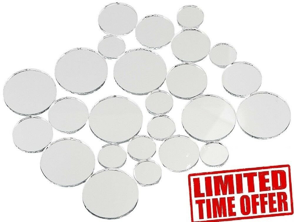 Small Mirrors for Wall Decor Awesome Variable Sizes Mirrors Set 25 Pc Wall Mount Small Round Home Decor New Glass Art