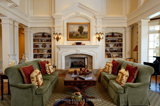 Southern Traditional Living Room New southern Style Estate