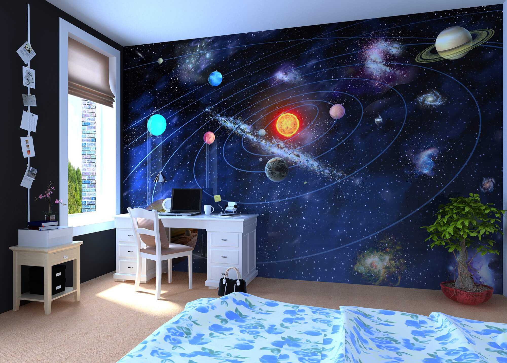 Space Room Decor for Kids Awesome these Educational Wall Ideas are Perfect for Kids