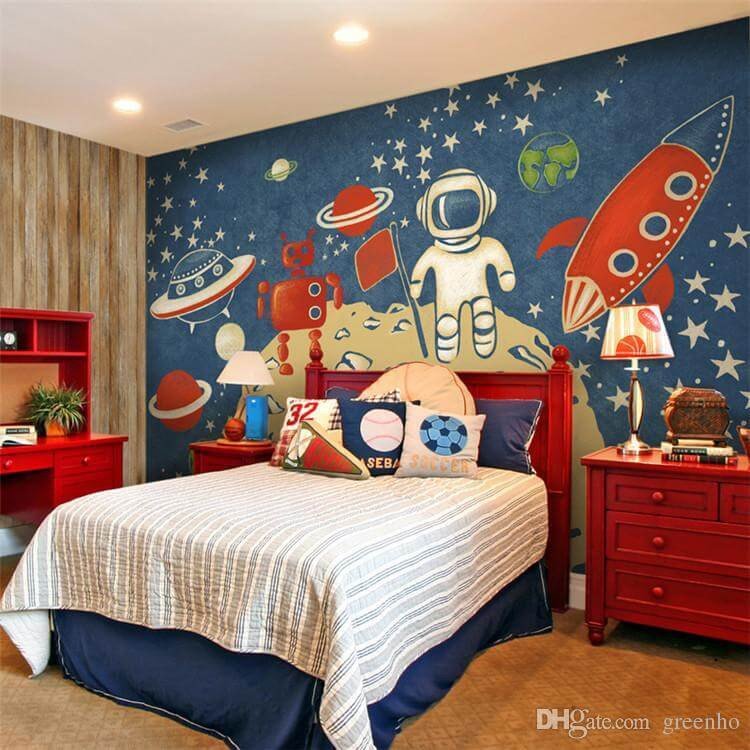 Space Room Decor for Kids Beautiful 20 Kid S Space themed Bedroom Design Ideas Home Cbf