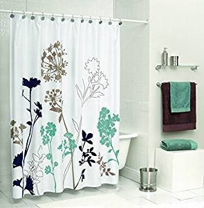 Teal and Brown Bathroom Decor Best Of Amazon Uphome 72 X 72 Inch Royal Blue Brown and Teal Dandelion Bathroom Shower Curtain