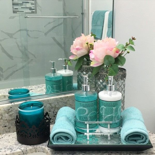 Teal and Gray Bathroom Decor New Teal Bathroom Decor Ideas Home Decor Pinterest