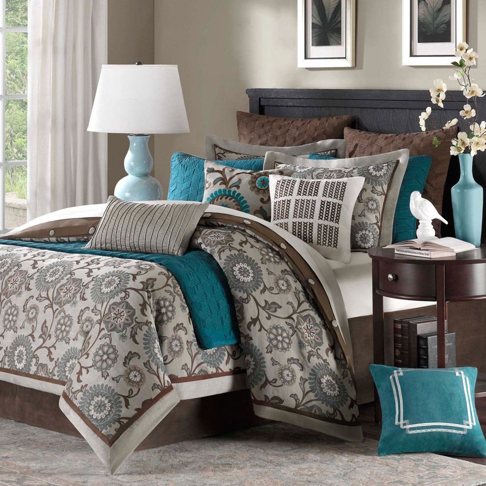 Teal and Gray Bedroom Decor Awesome 22 Beautiful Bedroom Color Schemes Decoholic