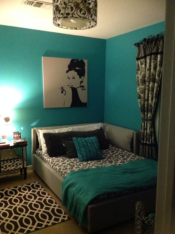 Teal and Gray Bedroom Decor Inspirational Teal Black White and Gray Bedroom