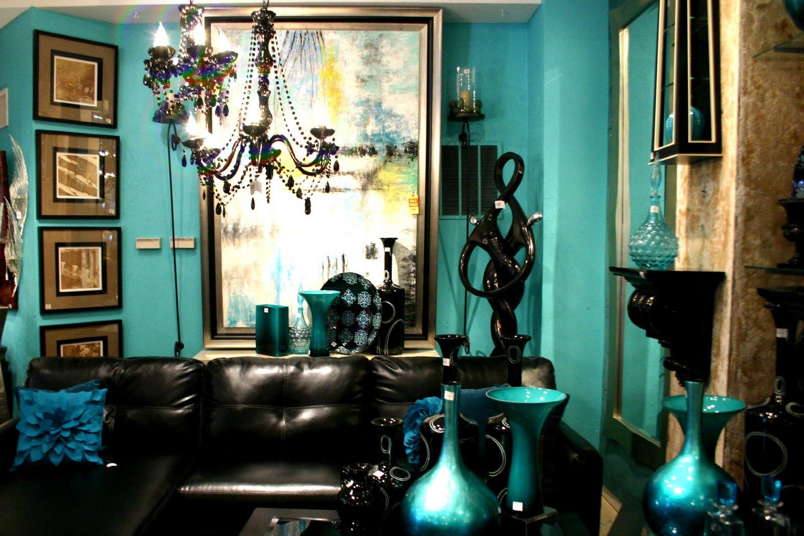 Teal Decor for Living Room Luxury Cool Teal Home Decor for Spring and Summer
