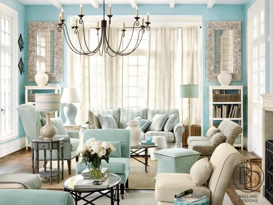 Traditional Blue Living Room Elegant Discovering Tiffany Blue Paint In 20 Beautiful Ways